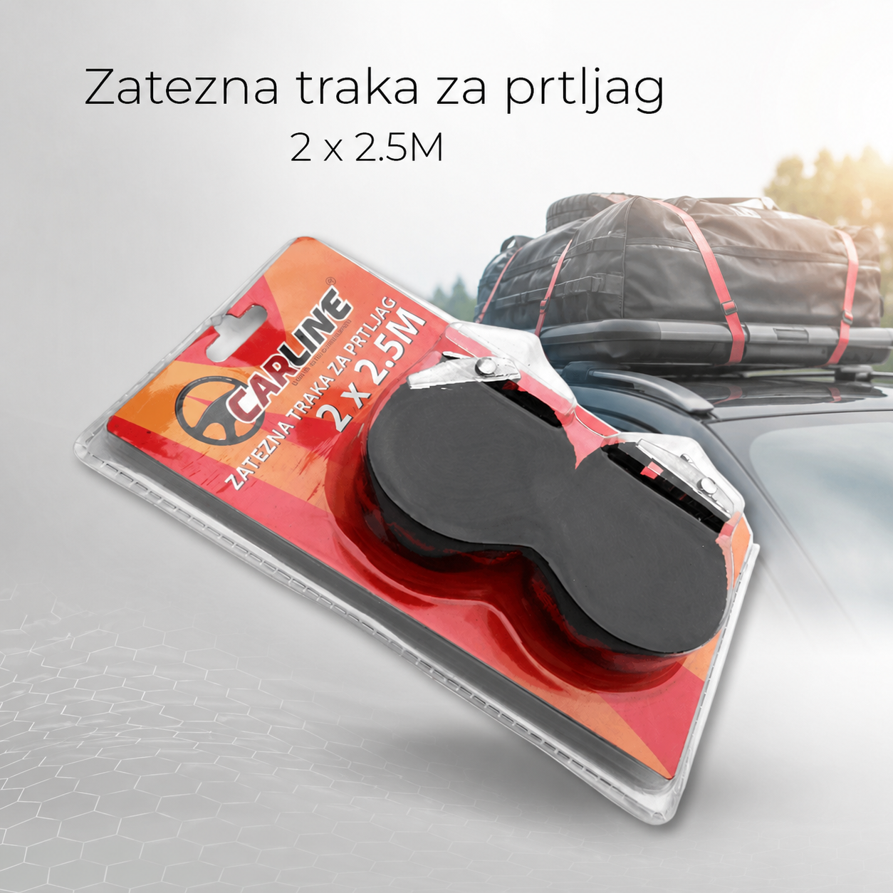 Traka za zatezanje prtljaga 2x2,5m