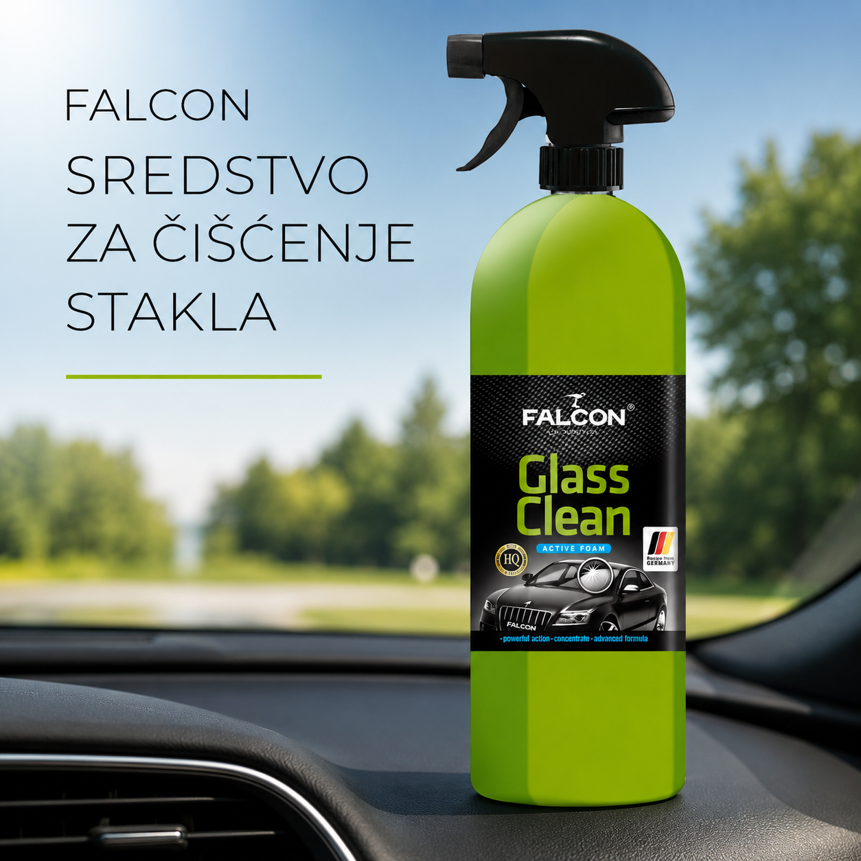 FALCON Čistač stakla 750ml