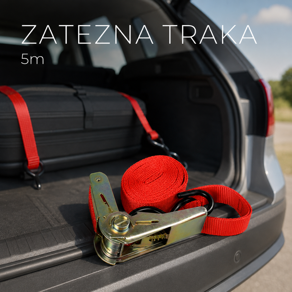 Traka za zatezanje prtljaga 5m