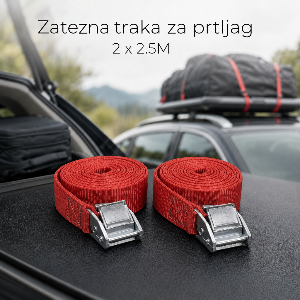 Traka za zatezanje prtljaga 2x2,5m