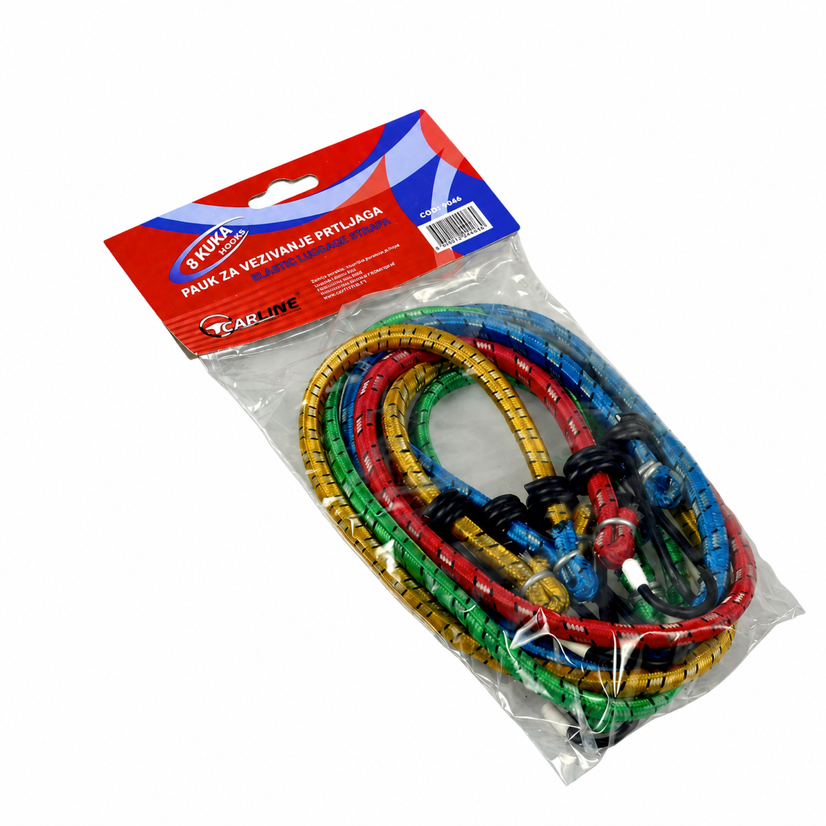 Traka za zatezanje prtljaga elasticna 8mm x 60cm