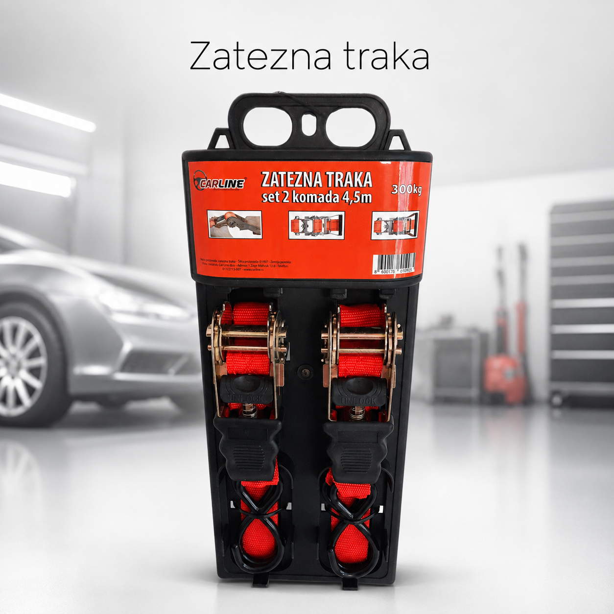 Zatezna traka 2 kom / 4,5m / 300kg