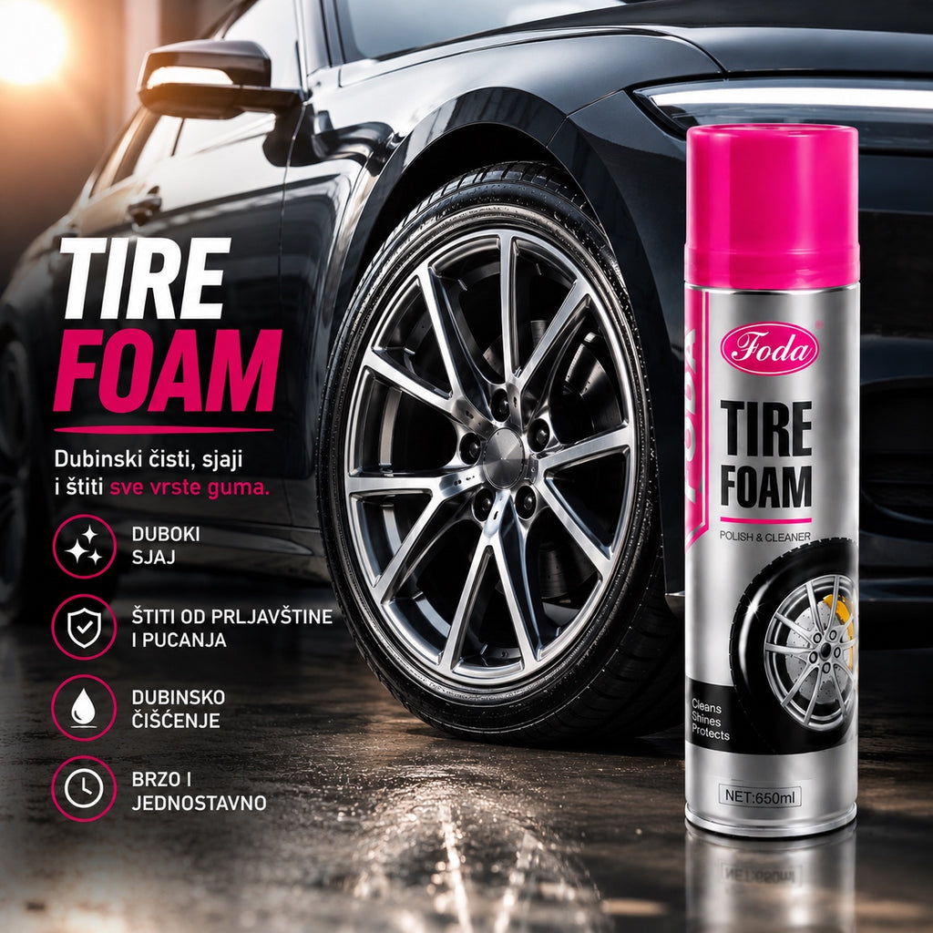 Tire Foam – Pena za sjaj i zaštitu guma